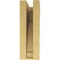 Ekena Millwork 5"W x 10"D x 15"H Classic Rivera Rough Cedar Woodgrain TimberThane Corbel, Primed Tan CORUR05X10X15RIVRCPR - alternate 3